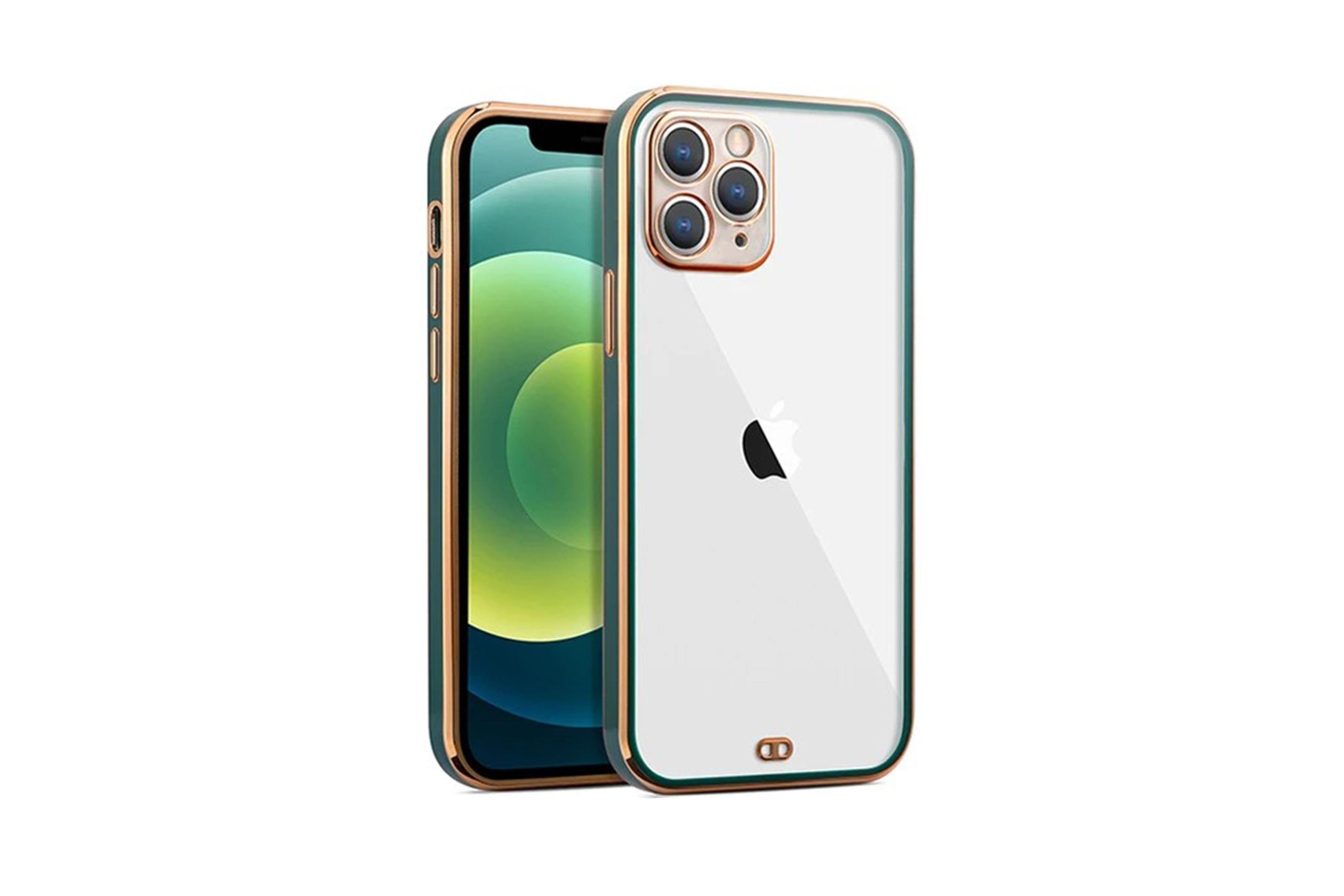 LAZER KENARLI ŞEFFAF iPHONE 13 PRO KILIF