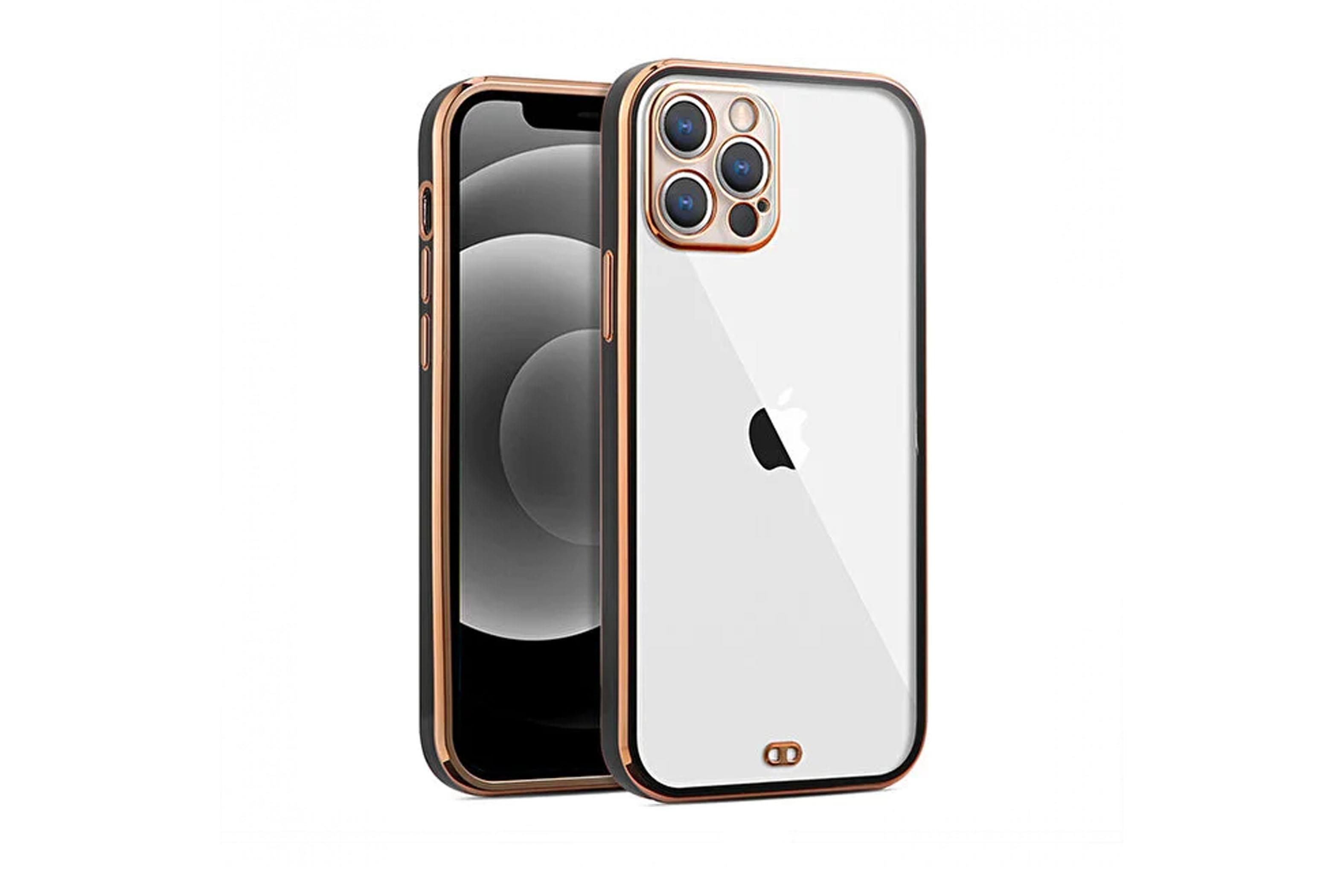 LAZER KENARLI ŞEFFAF iPHONE 13 PRO KILIF