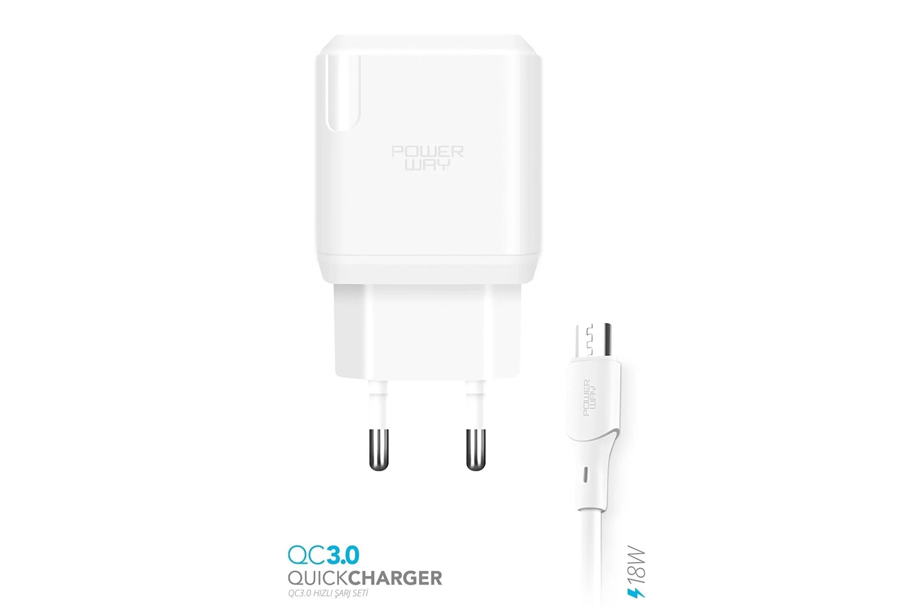 MAXRON 18W USB TO MICRO ŞARJ SETİKılıf&Kılıf