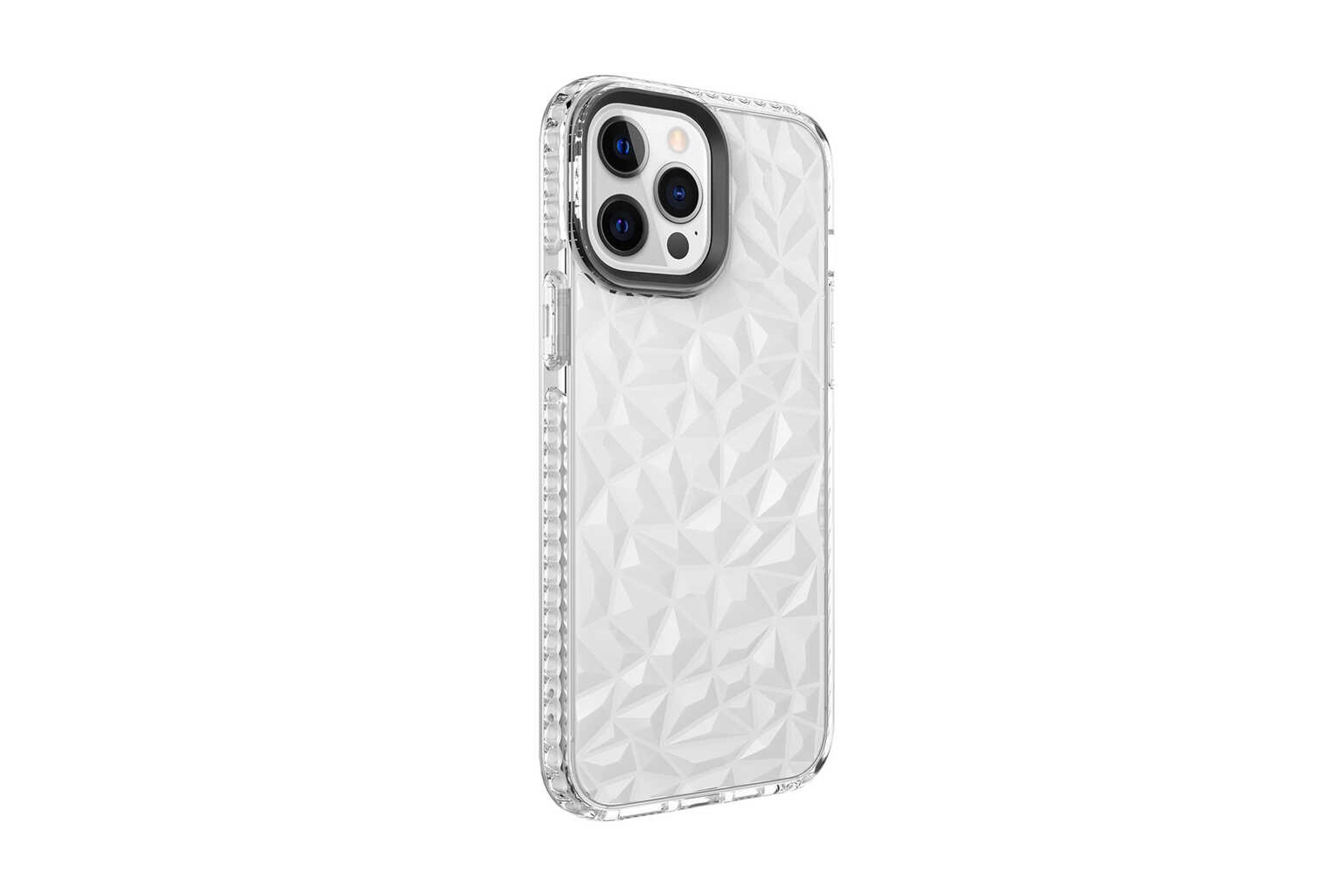 MOZAİK ŞEFFAF iPHONE 12 PRO MAX KILIF