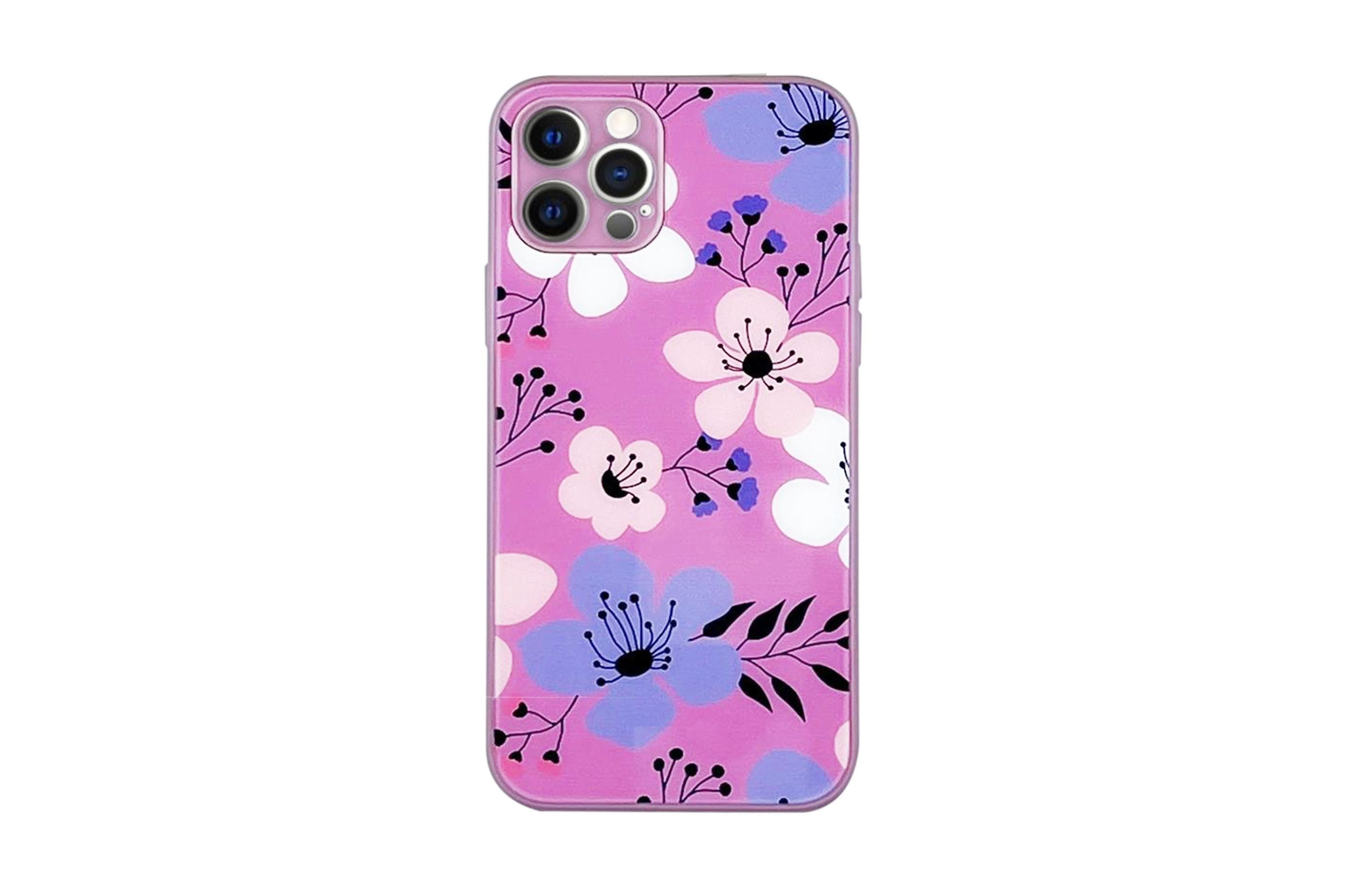 NETTECH LAZER BASKI CAM KAPAK iPHONE 12 PRO KILIF