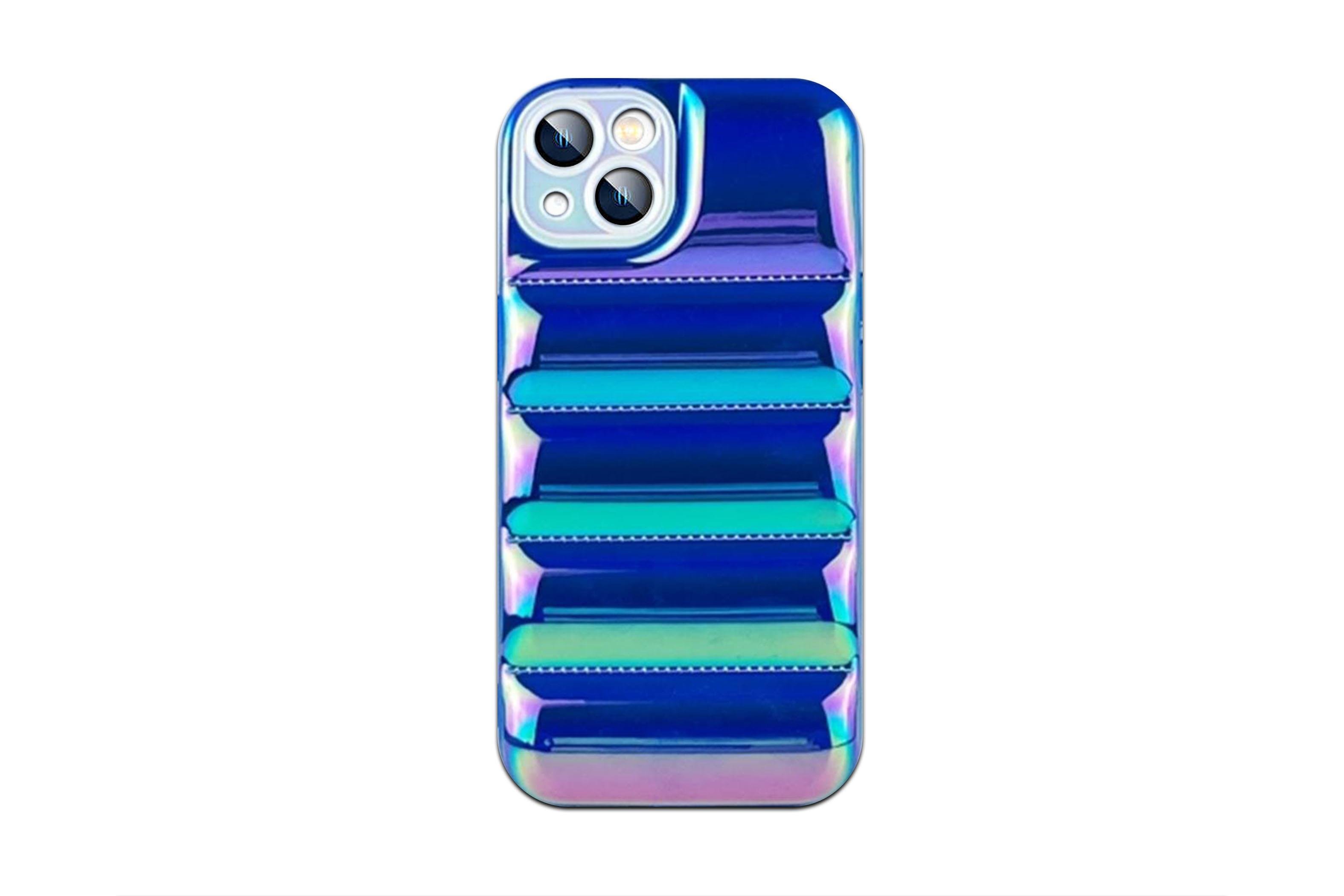 PARLAK PUF SİLİKON iPHONE 13 KILIF