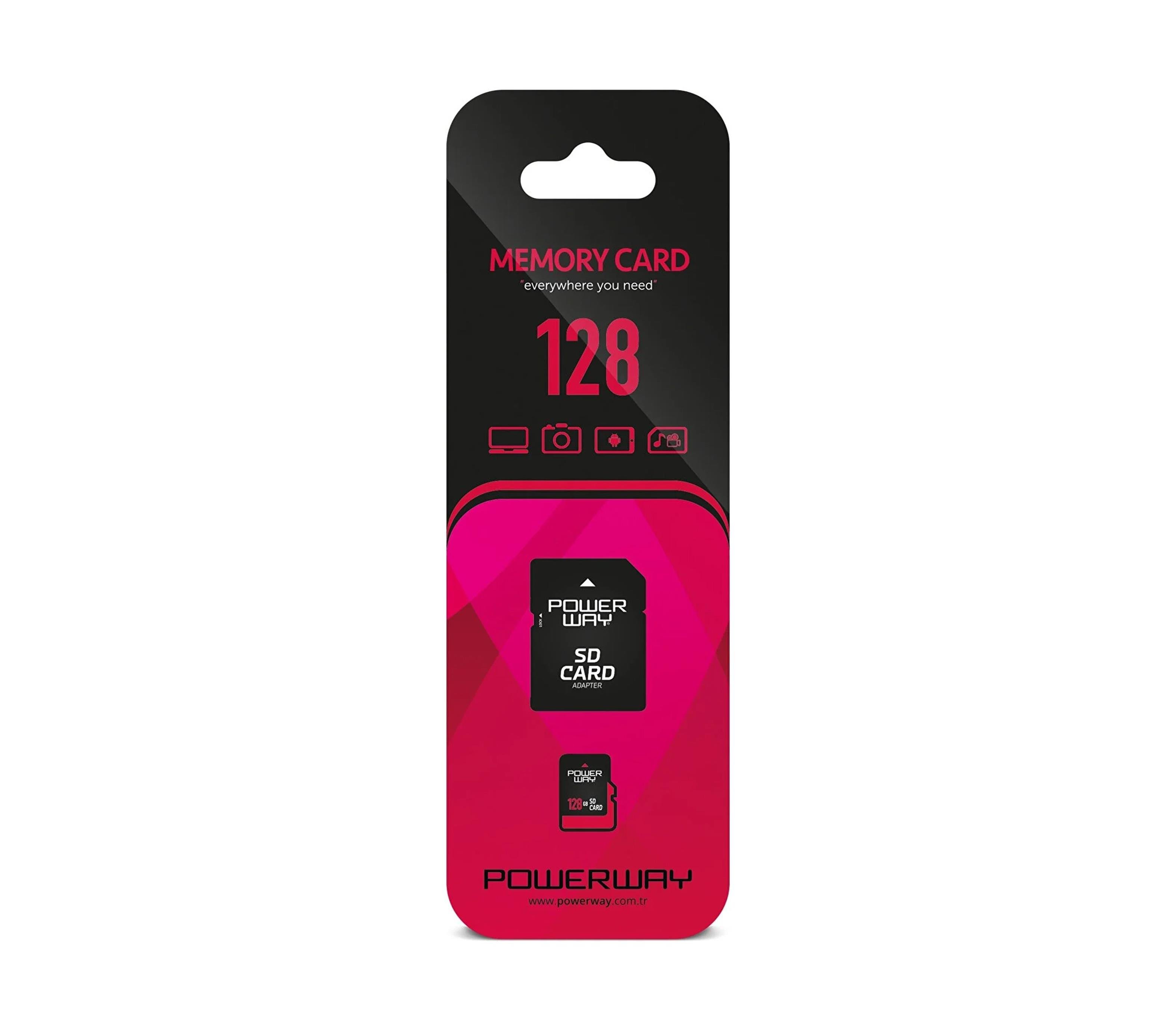 POWERWAY 128 GB MICRO SDHC