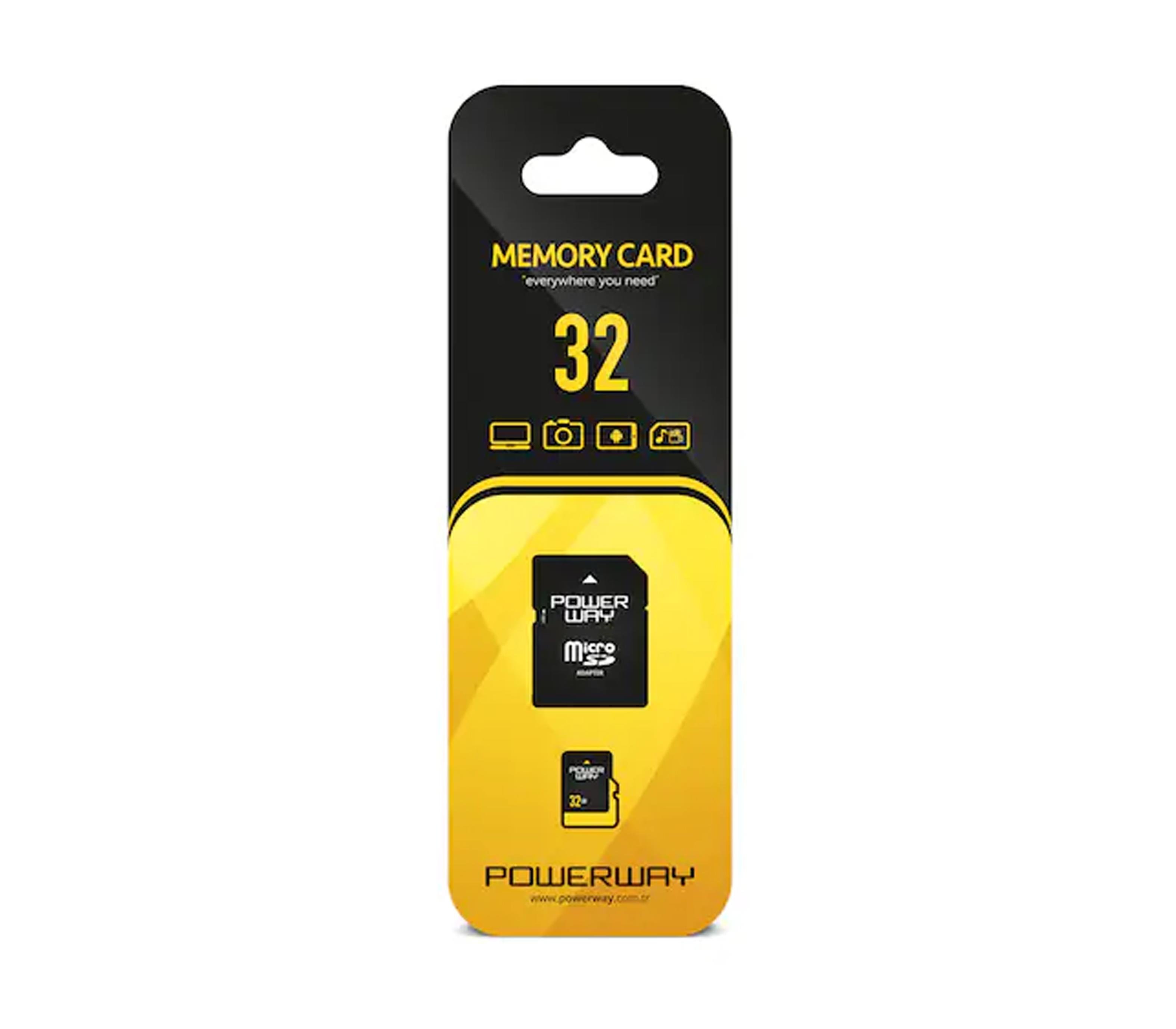 POWERWAY 32 GB MICRO SDHC