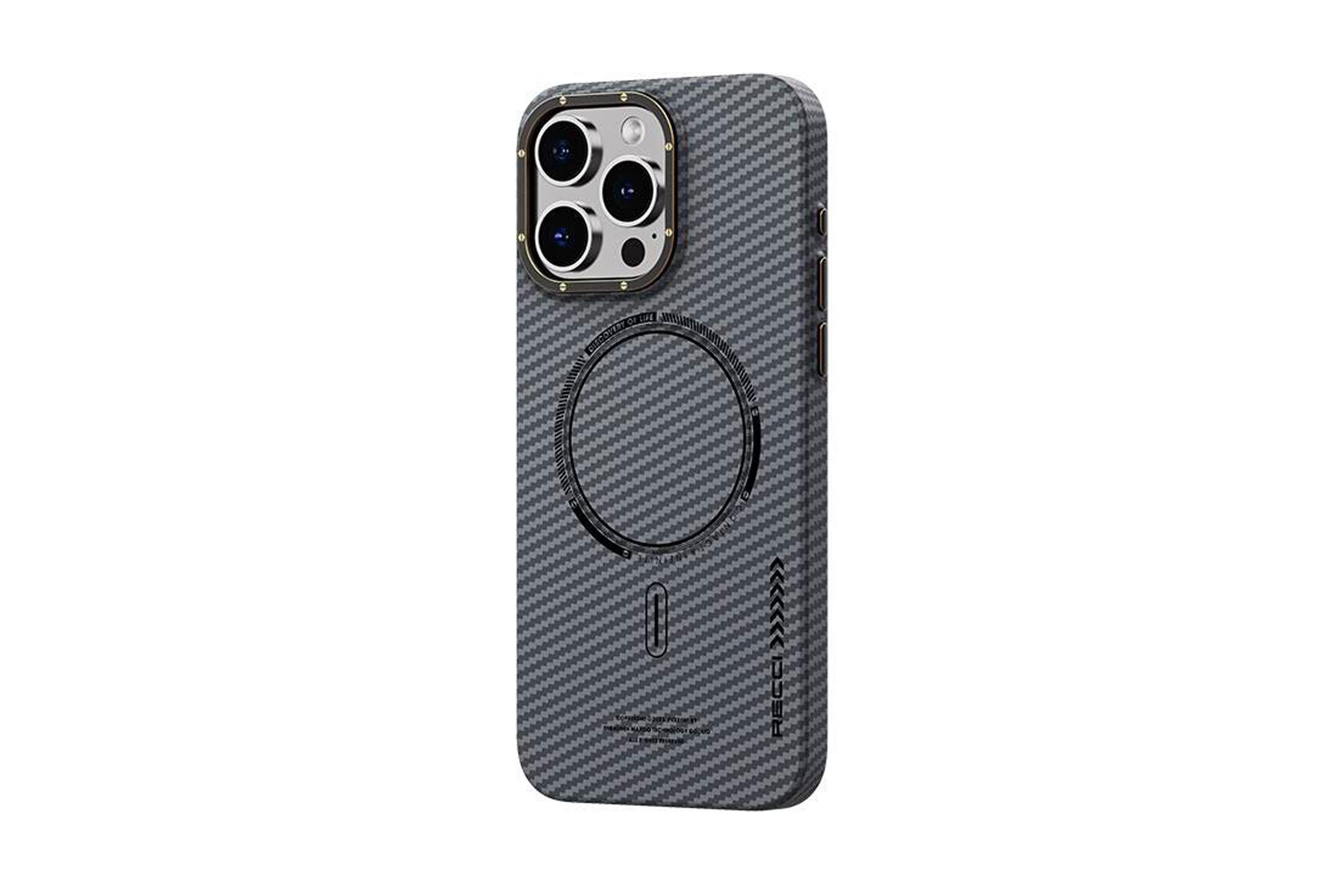 RECCI MAGNETIC CARBON SLIM IPHONE 15 PRO KILIF