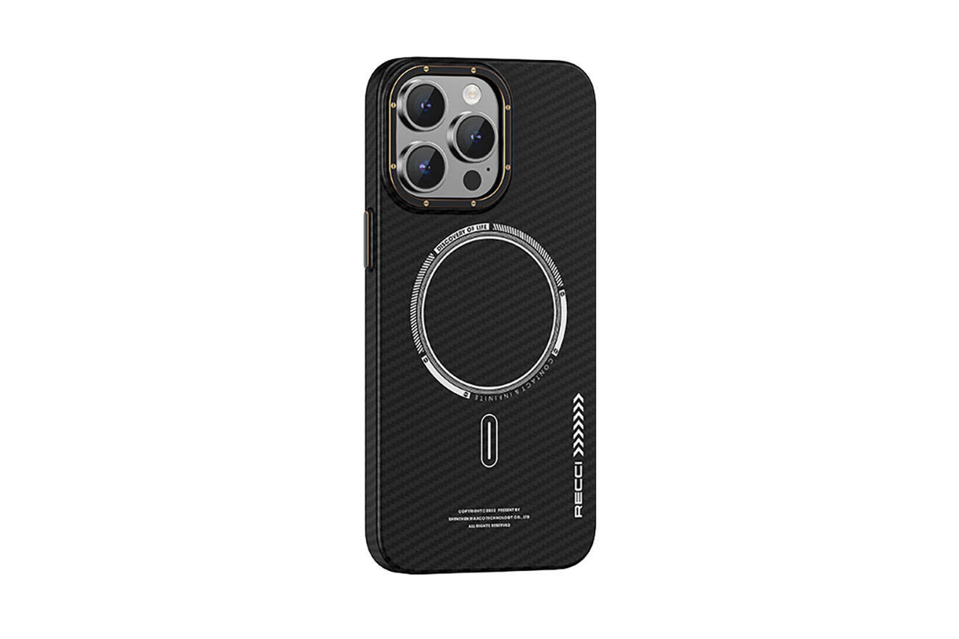RECCI MAGNETIC CARBON SLIM IPHONE 15 PRO KILIF