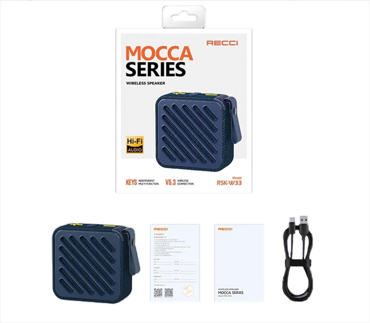 RECCI RSK-W33 MOCCA WIRELESS SPEAKER