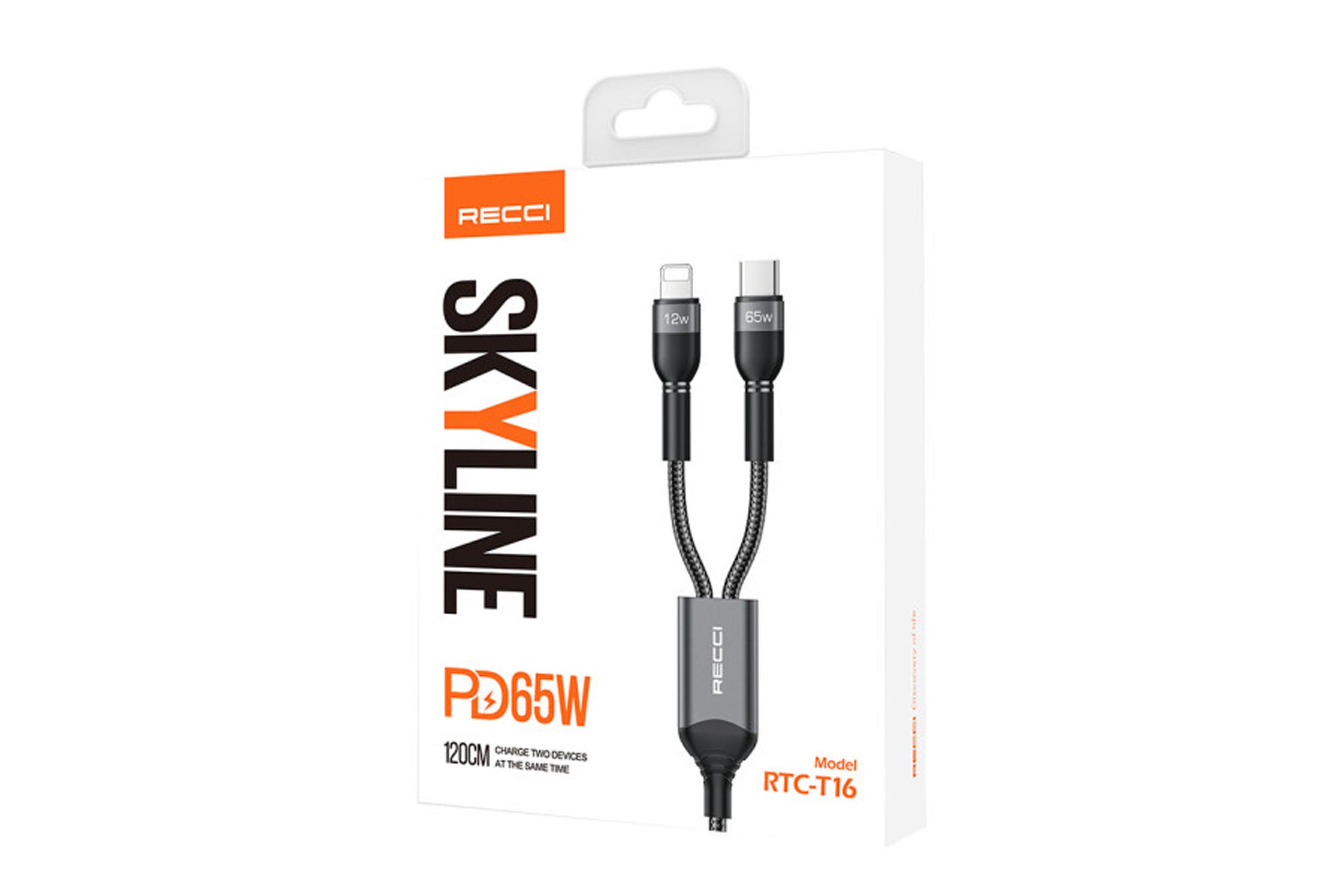 RECCI SKYLINE RTC-T16 PD65W 2 IN 1 CABLEKılıf&Kılıf