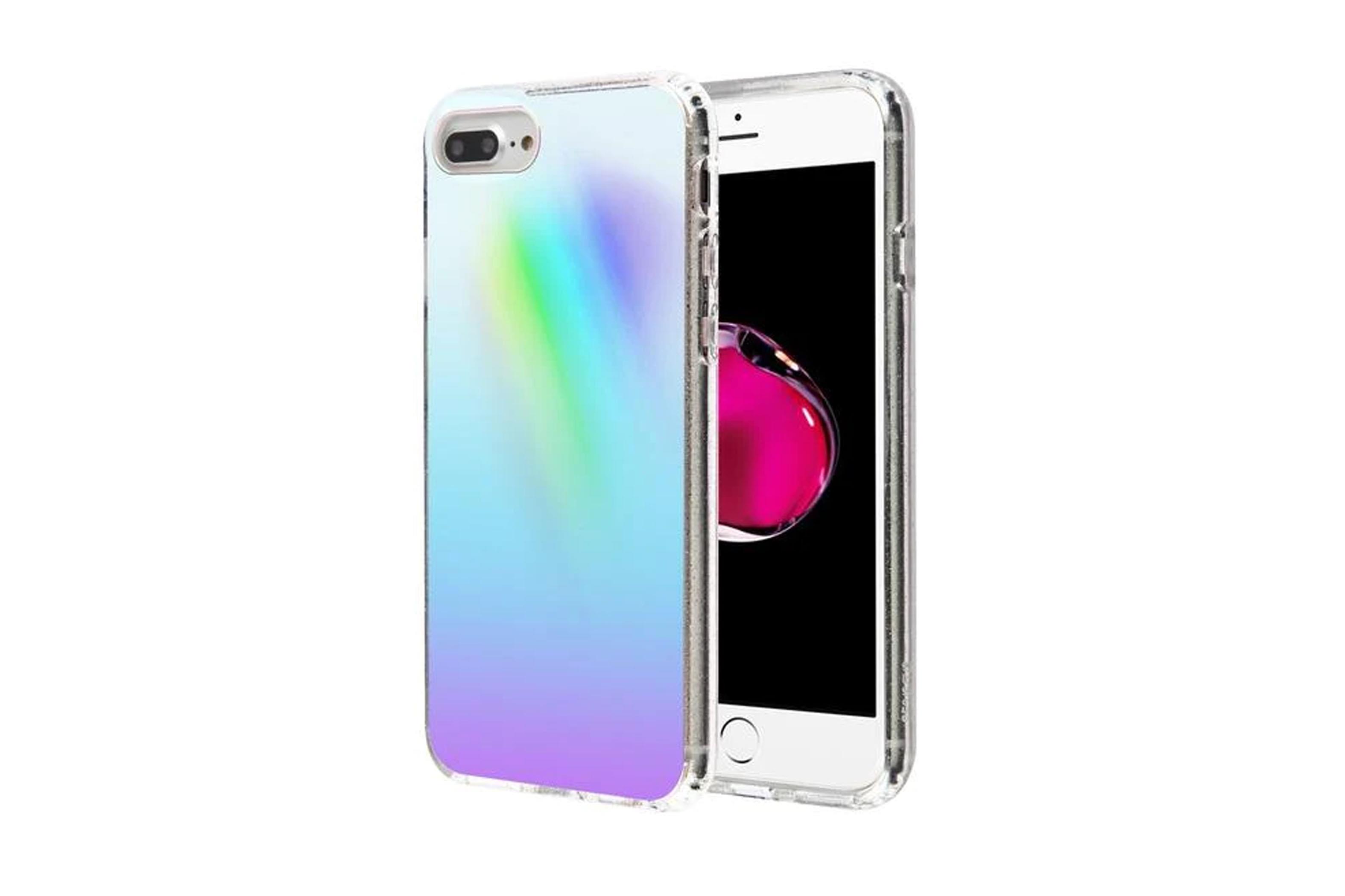 RENKLI HOLOGRAM KAPAK IPHONE 7/8 PLUS KILIF
