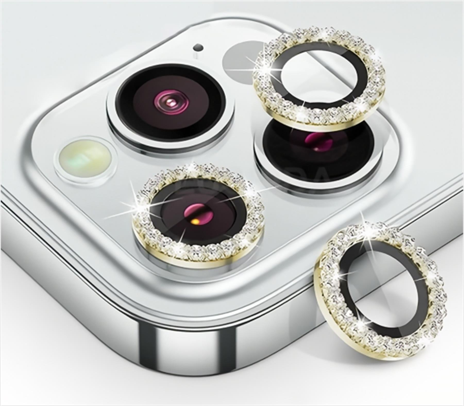 TAŞLI LENS KORUYUCU İPHONE 14/14 PROMAX