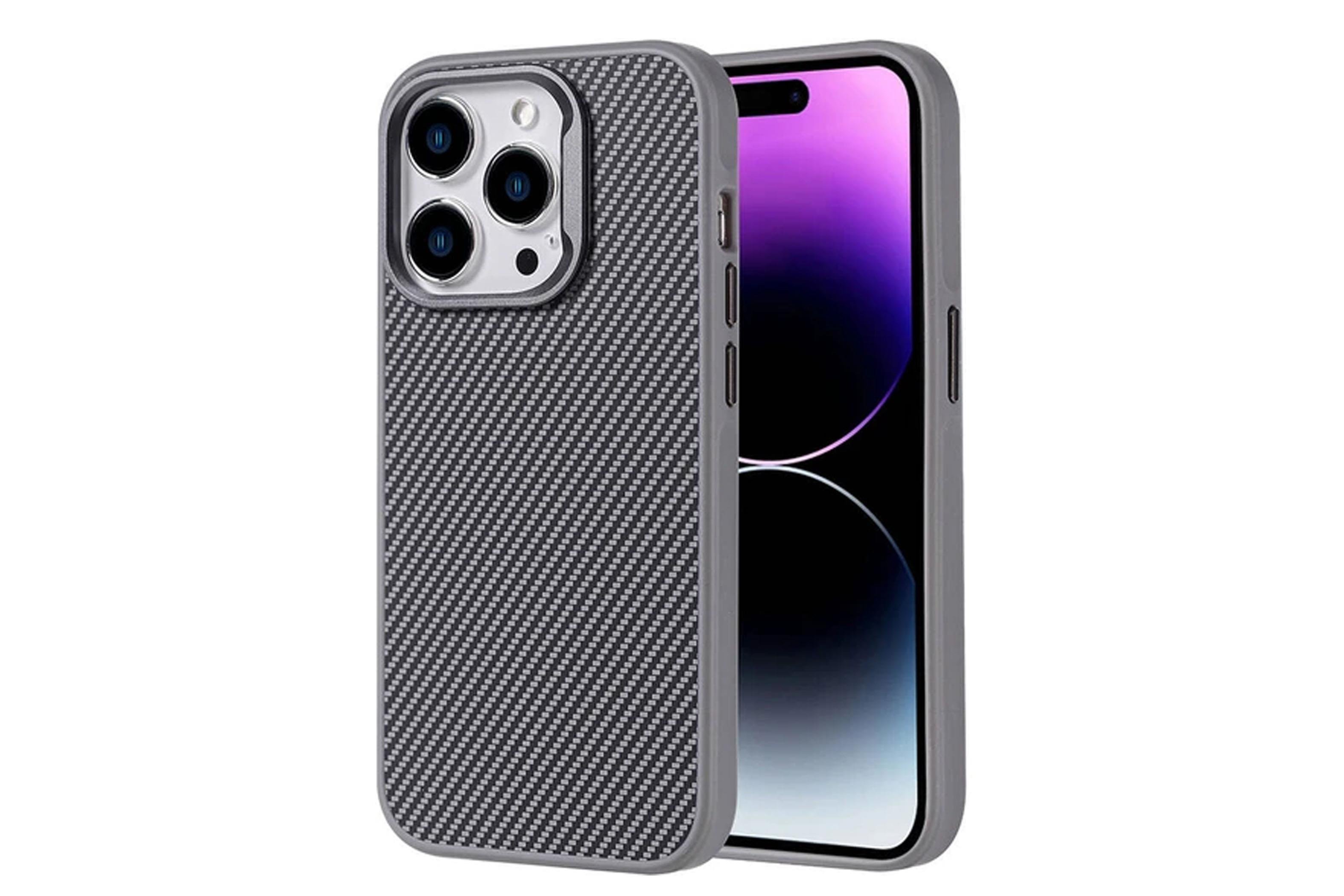 TROY CARBON KAPAK IPHONE 14 PRO MAX KILIFKılıf&Kılıf