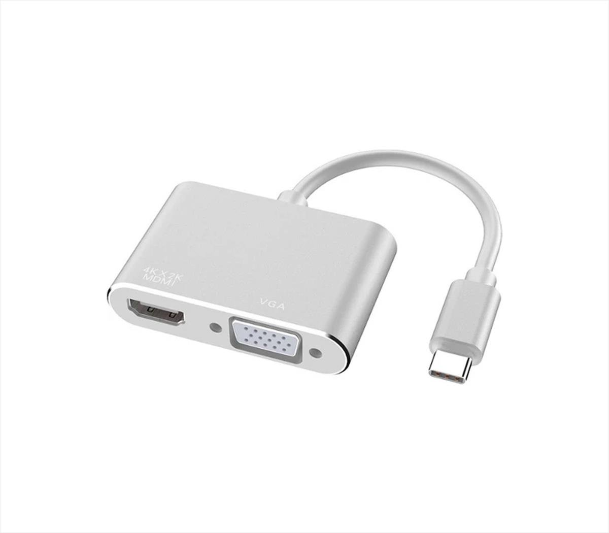 TYPE-C TO VGA&HDMI ADAPTÖR