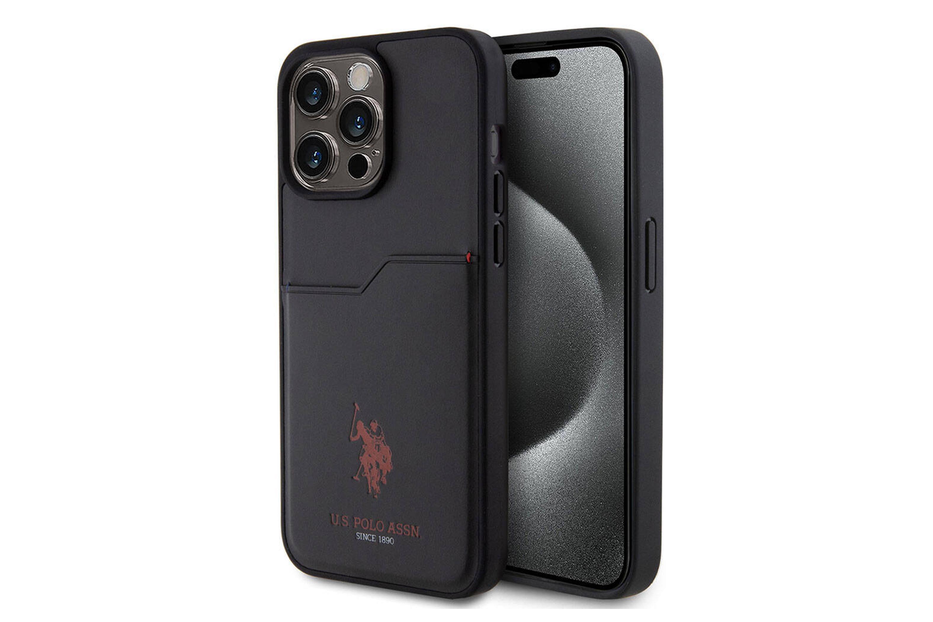 U.S. POLO PU CARDSLOT IPHONE 15 PMAX (DERİ KARTLIKLI) KILIFKılıf&Kılıf