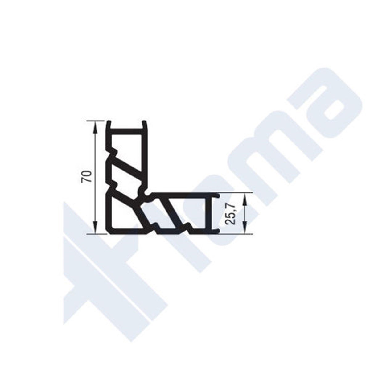216 L 16 - KÖŞE TAKOZU - 51,90MM - RW55 (4) AD