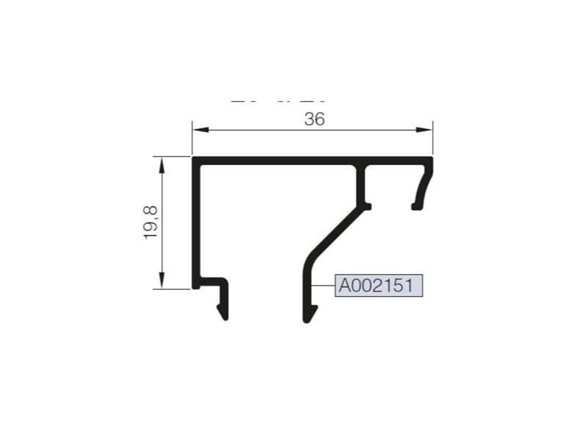 25 G 20 - Cam Çıta Profili
