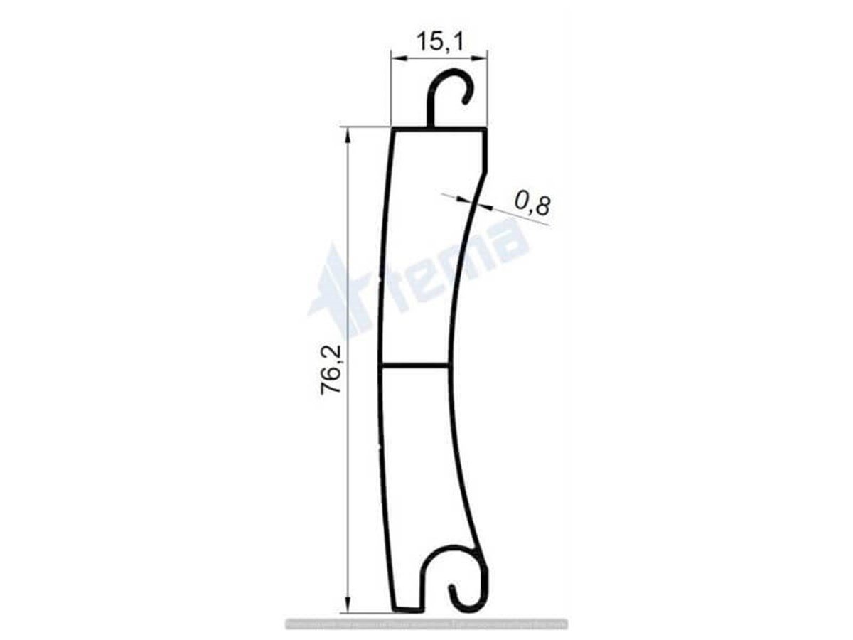 T.5003 Kepenk  Profili 4000Mm