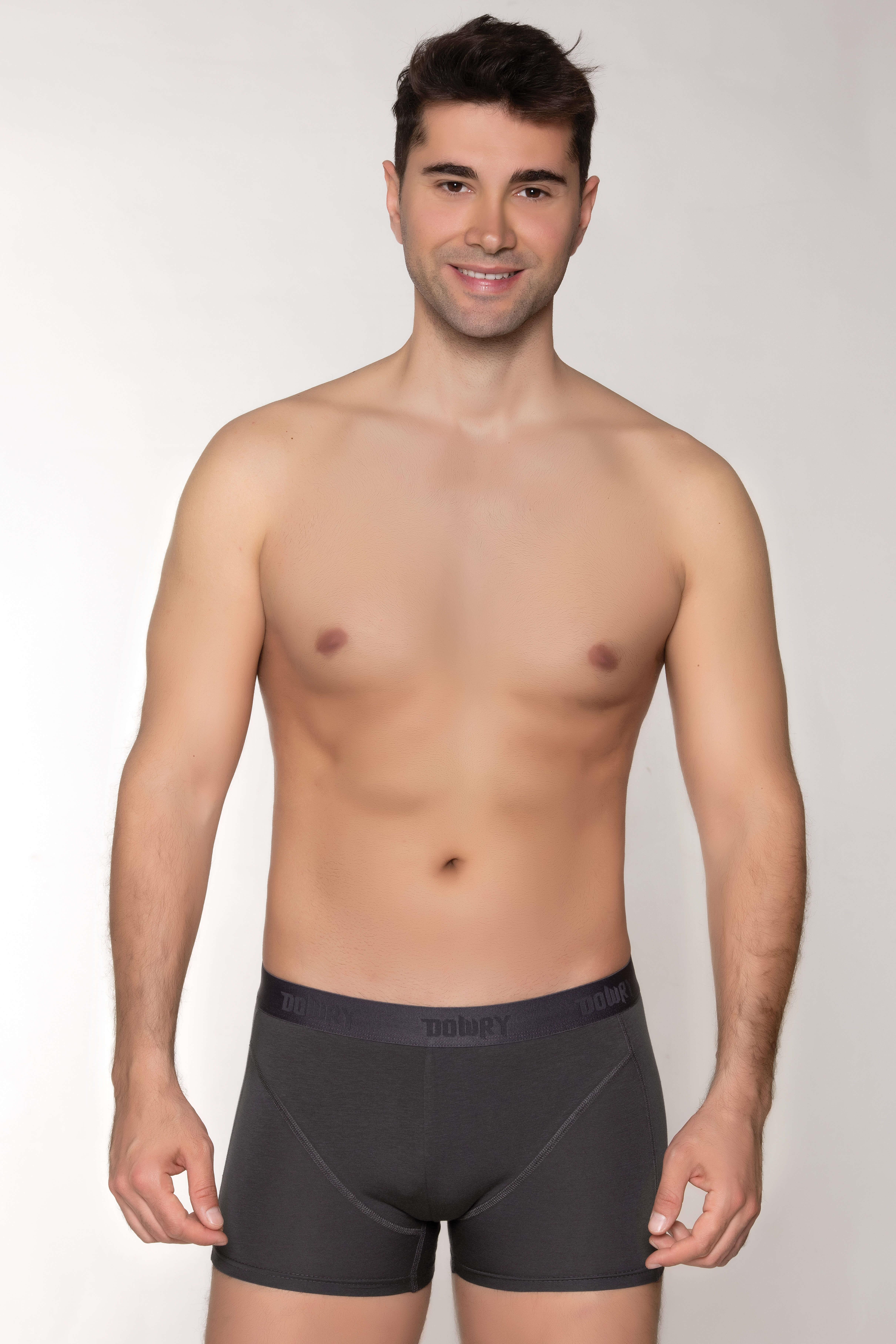 DOWRY ERKEK BOXER LOGO KISA ANTRASİTERKEK İÇ GİYİMDOWRYDOWRY ERKEK BOXER LOGO KISA ANTRASİT