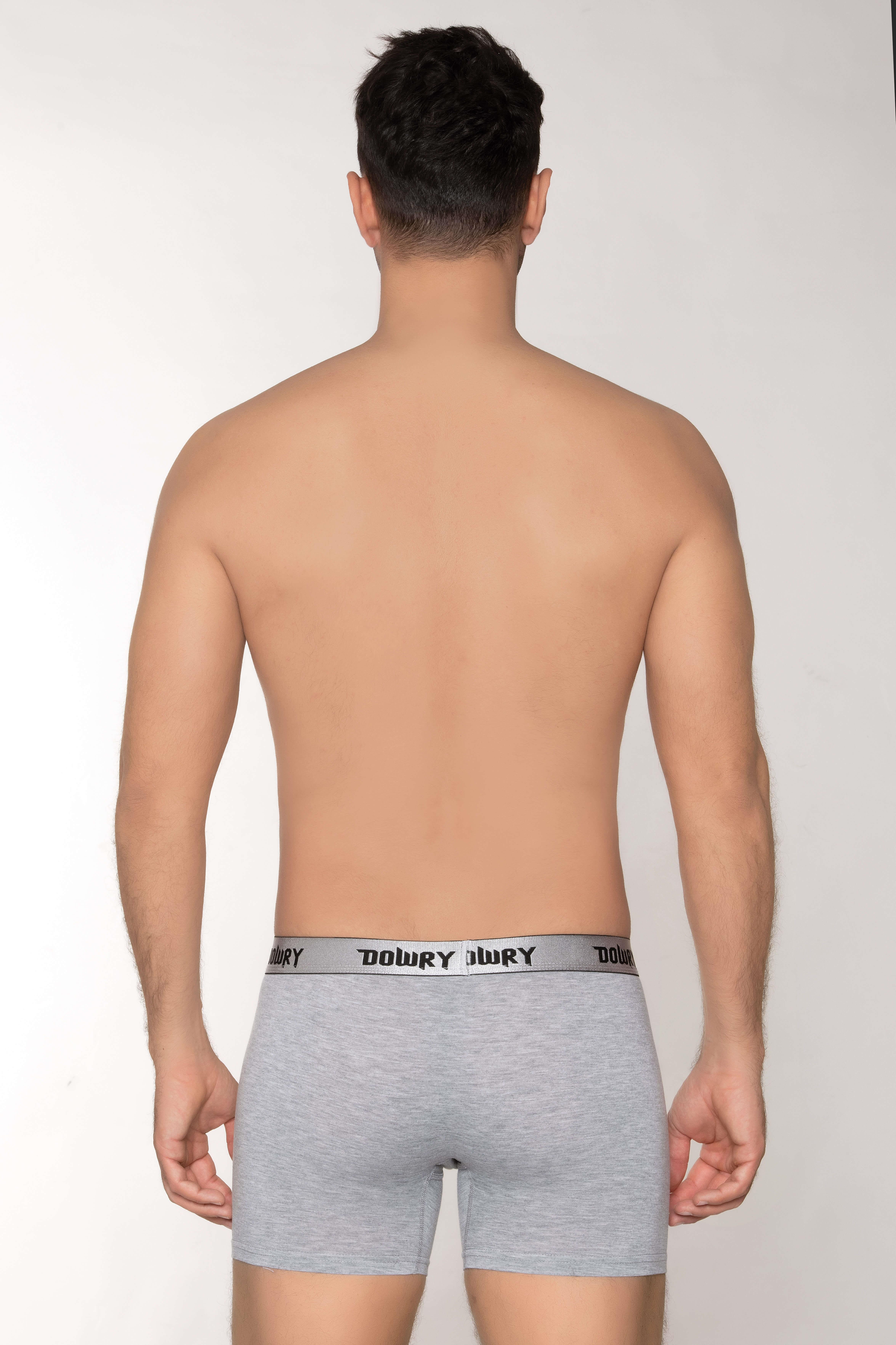 DOWRY ERKEK BOXER LOGO UZUN GRİERKEK İÇ GİYİMDOWRYDOWRY ERKEK BOXER LOGO UZUN GRİ