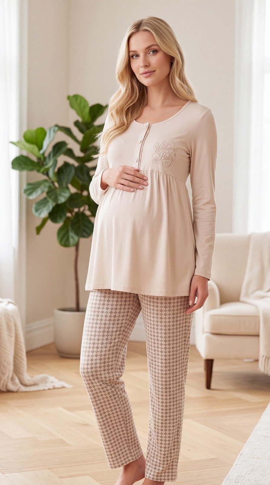 Kadın Lohusa Hamile 3'lü Viskon Pijama Takımı Sabahlıklı Uzun Kollu Hastane Çıkışı M L XL XXL 31-152Lohusa 3 lü TakımFLZKadın Lohusa Hamile 3'lü Viskon Pijama Takımı Sabahlıklı Uzun Kollu Hastane Çıkışı M L XL XXL 31-152