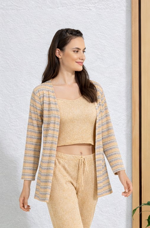 KADIN ÖRME ÜÇLÜ HOMEWEAR SET DOWRY 15-20DOWRYKADIN ÖRME ÜÇLÜ HOMEWEAR SET DOWRY 15-20