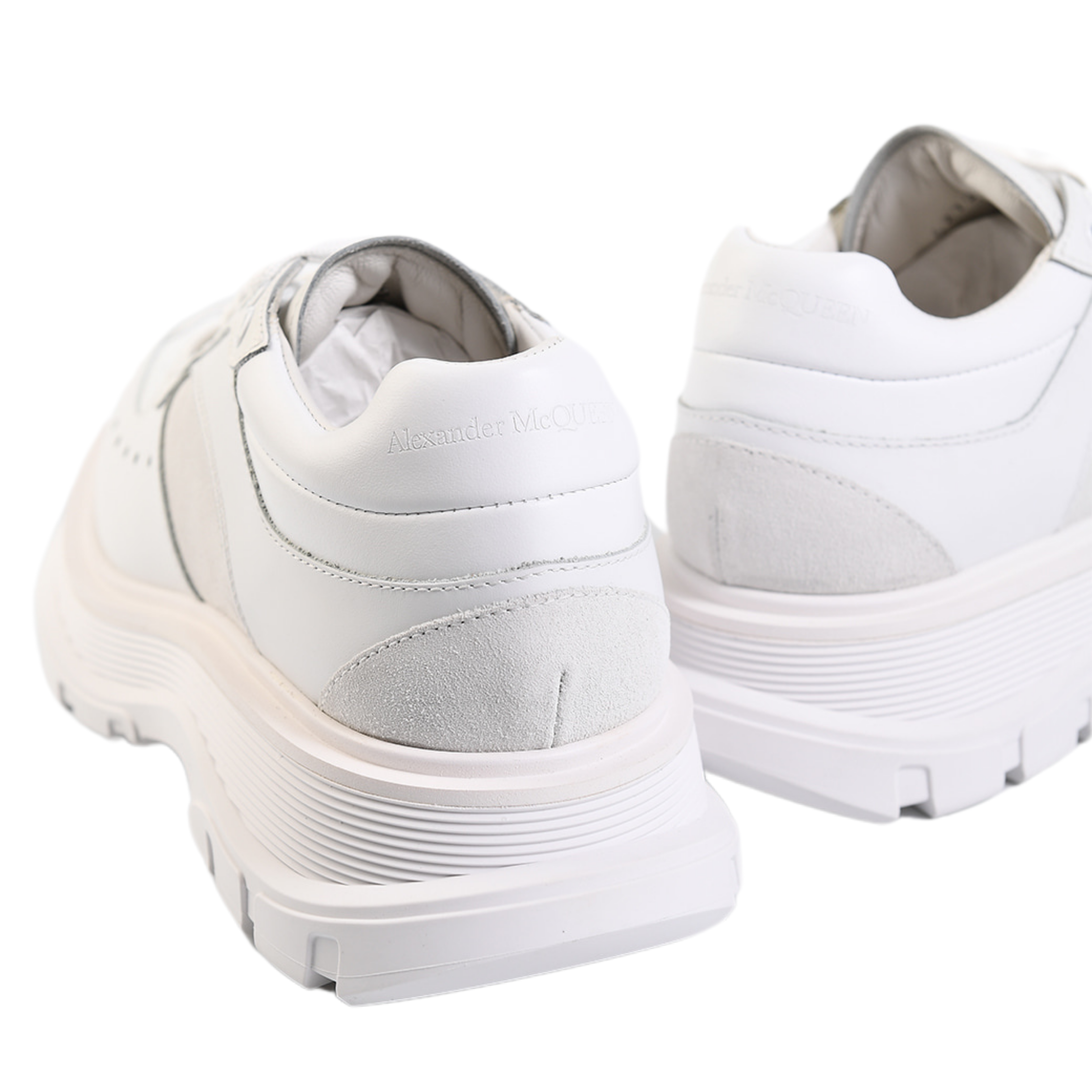 Alexander McQueen Larry Deri Erkek Günlük Ayakkabı 627222 WHRH5 9071