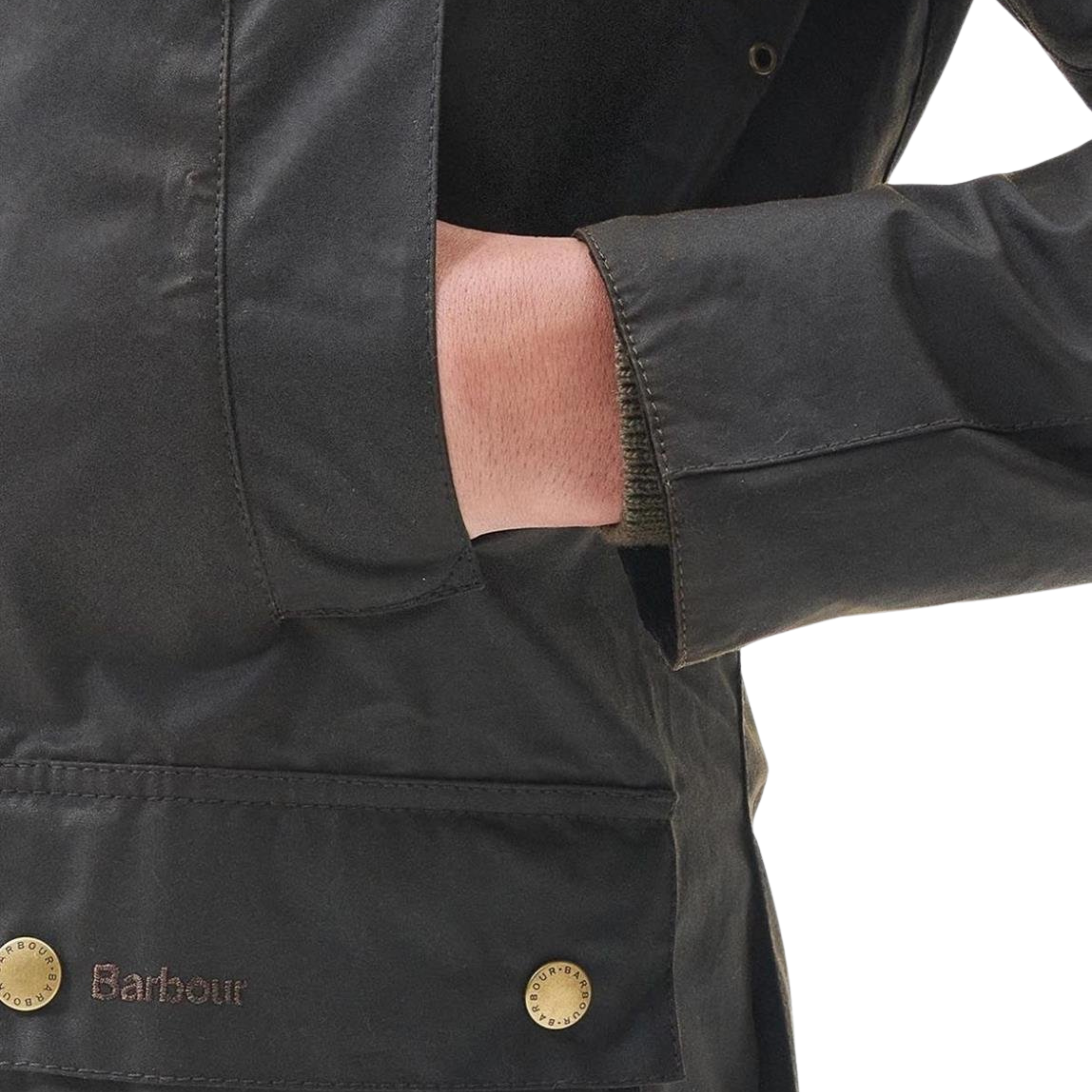 Barbour Ashby Yağlı Ceket OL71 Olive MWX0339-823