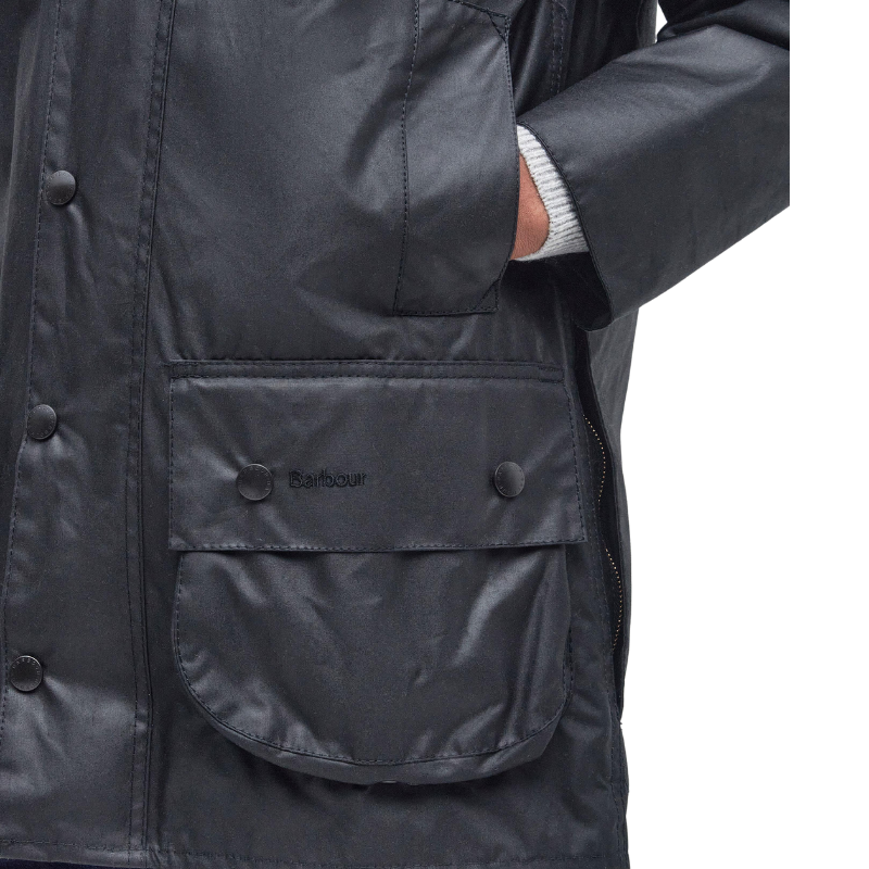 Barbour Beaufort Siyah Yağlı Ceket MWX0017-113