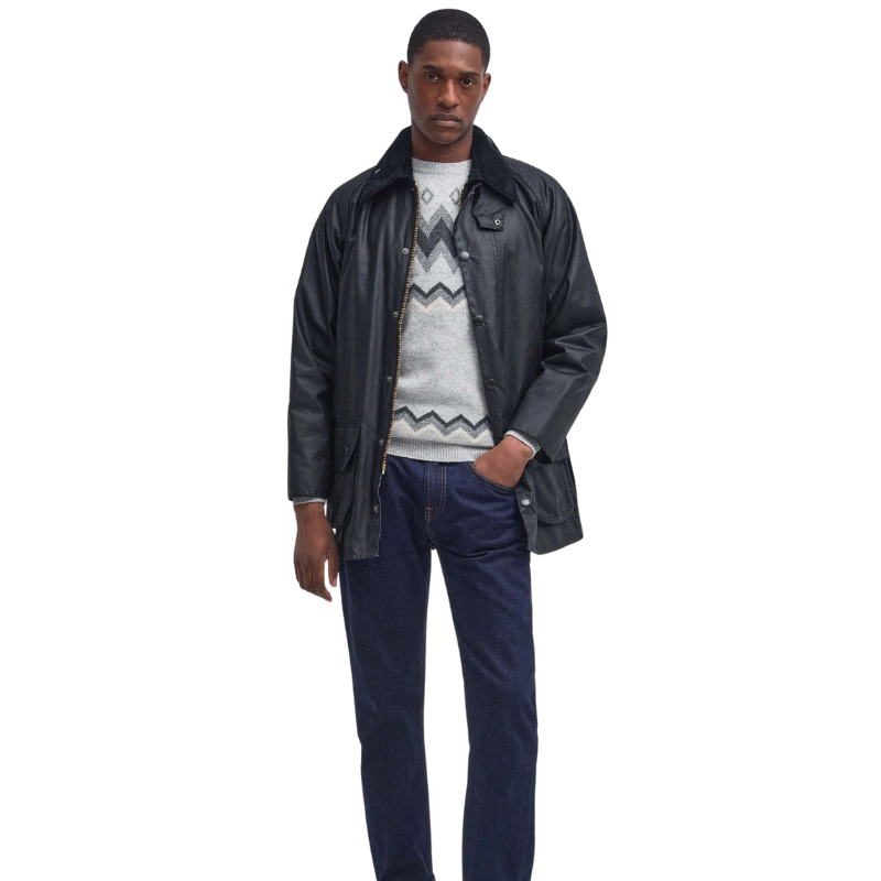 Barbour Beaufort Siyah Yağlı Ceket MWX0017-113