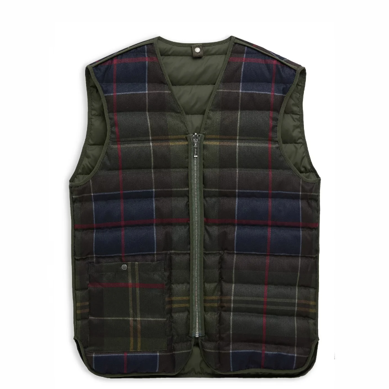 Barbour Reversıble Down Çift Taraflı Kaz Tüyü Yelek MLI0060SG71