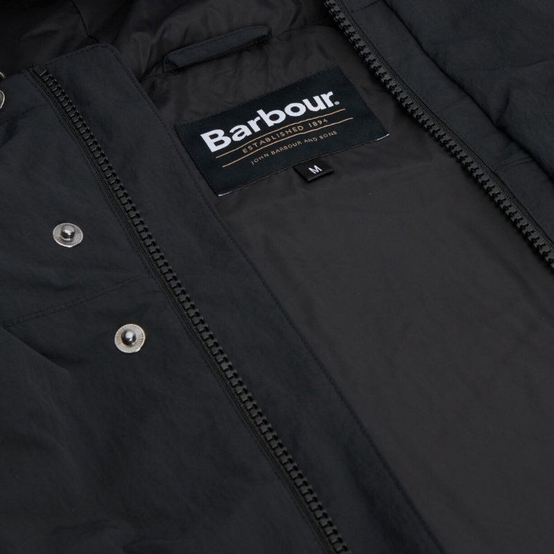 Barbour Tract Siyah Yağlı Ceket MWX2524-106