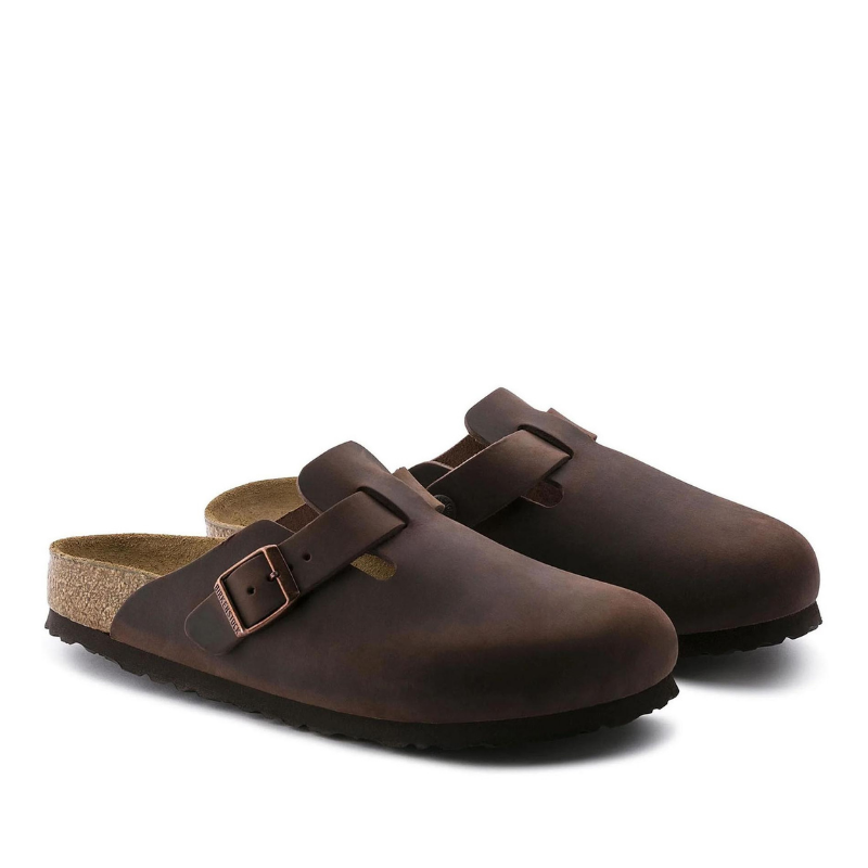 Birkenstock Boston Leoı Unisex Deri Terlik 