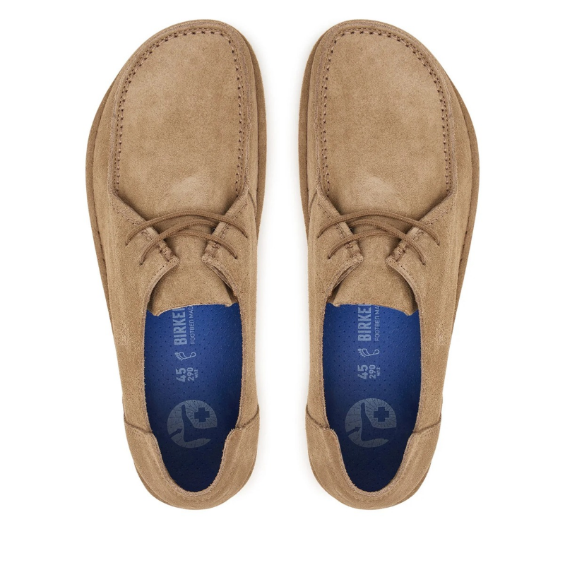 Birkenstock Utti Lace VL Normal Kalıp Erkek Süet Deri Ayakkabı 1034384