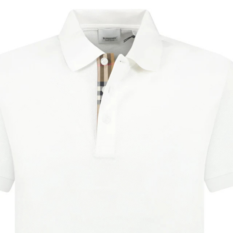 Burberry Hartford Ekose Detaylı Erkek Polo Tshırt 8112400