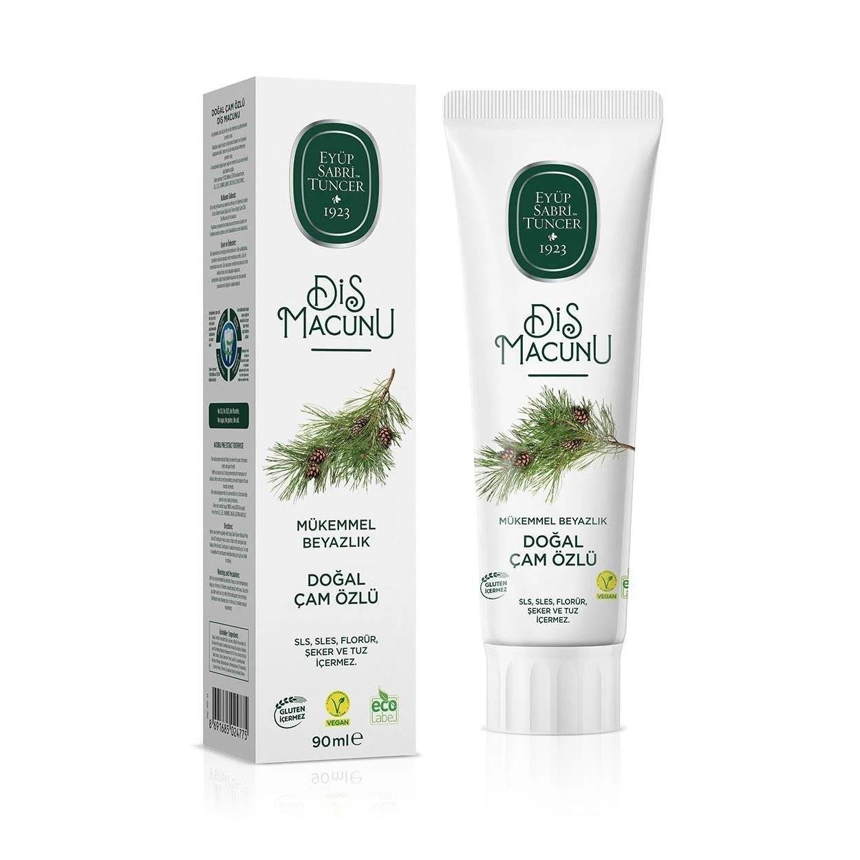 Doğal Çam Özlü Diş Macunu 90 ml 53081009013182