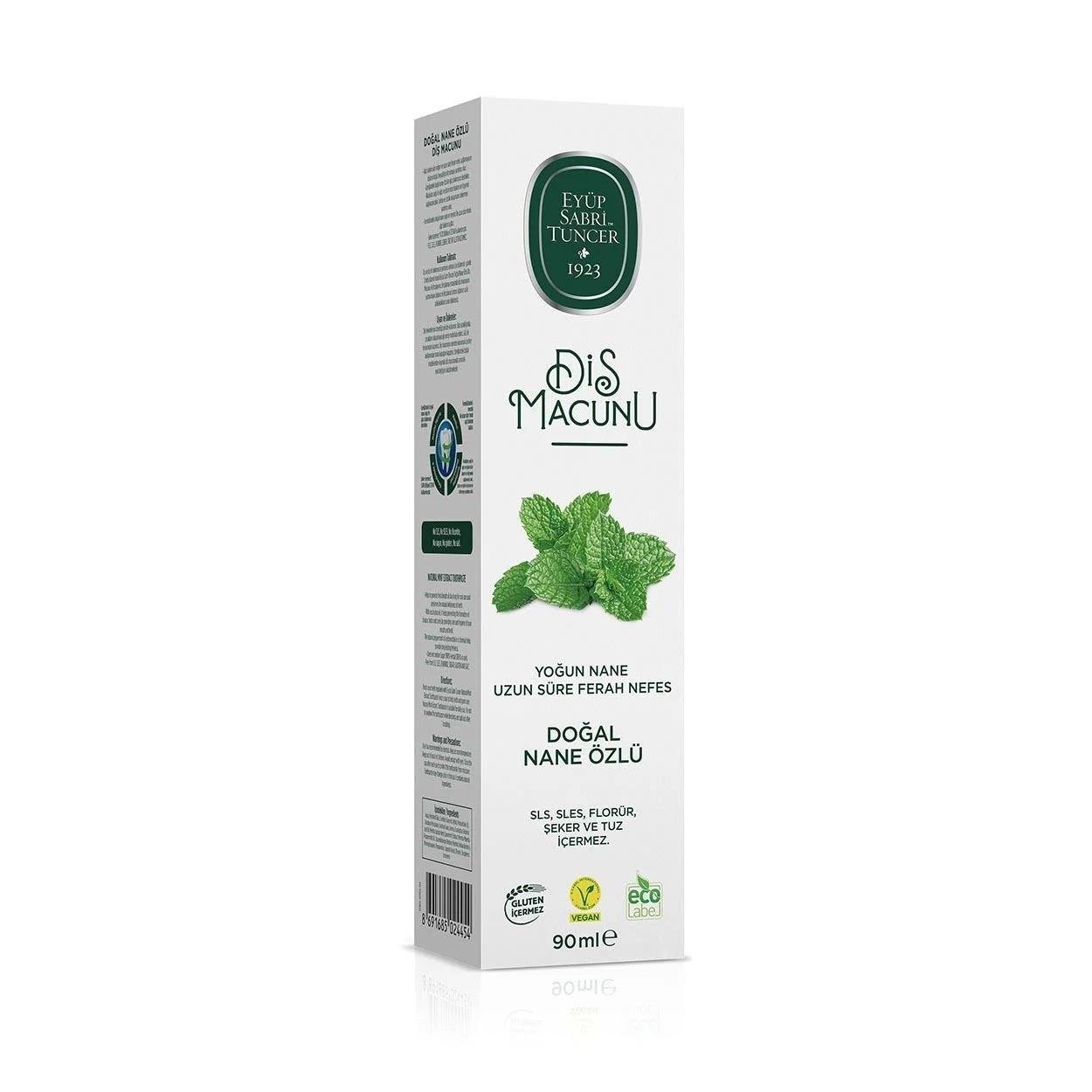 Doğal Nane Özlü Diş Macunu 90 ml 53081009012965