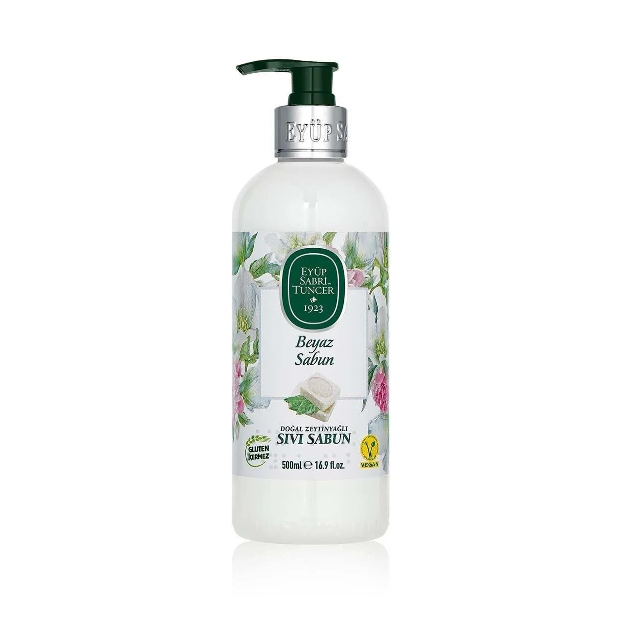 Doğal Zeytinyağlı Beyaz Sabun Sıvı Sabun 500 ml 53051050059474