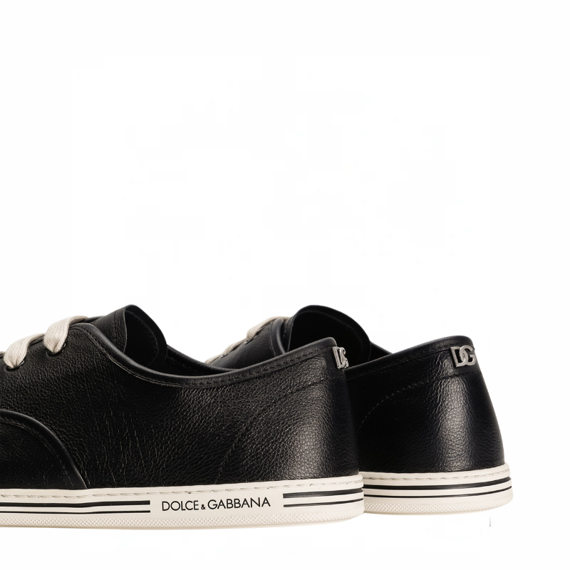 Dolce Gabbana Siyah Deri Erkek Ayakkabı CS2351AQ7248B956