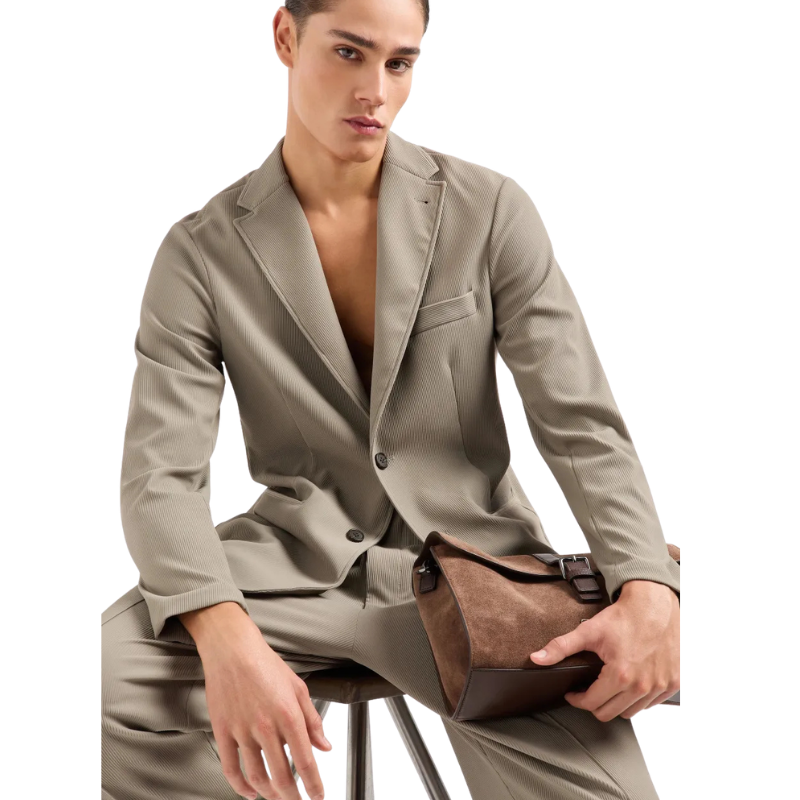Emporio Armani Kapüşon Detay Erkek Blazer Ceket EM001506AF14076