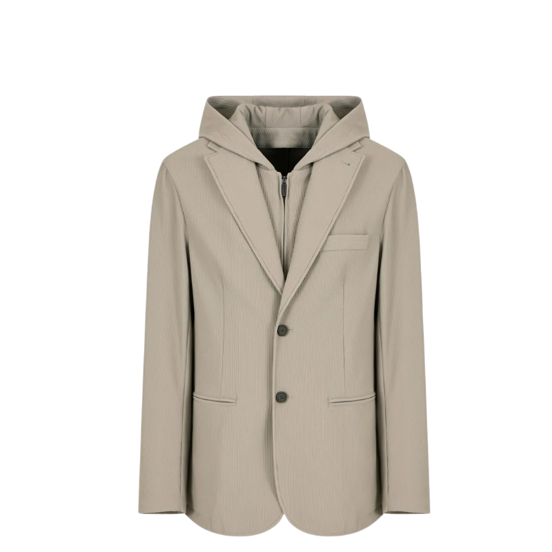 Emporio Armani Kapüşon Detay Erkek Blazer Ceket EM001506AF14076