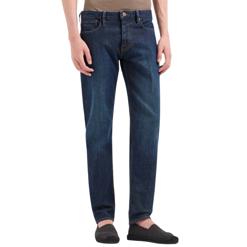 Emporio Armani Lacivert Erkek Denim Pantolon EM000668AF13278