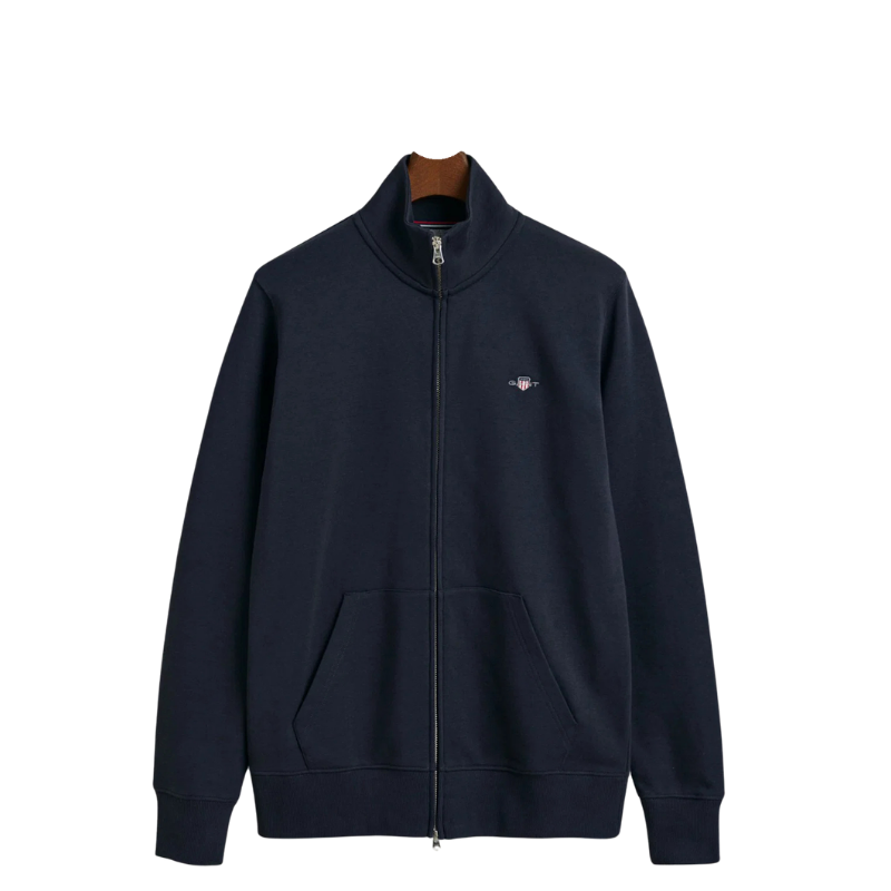 Gant Erkek Lacivert Fermuarlı Sweatshirt 2008006.433