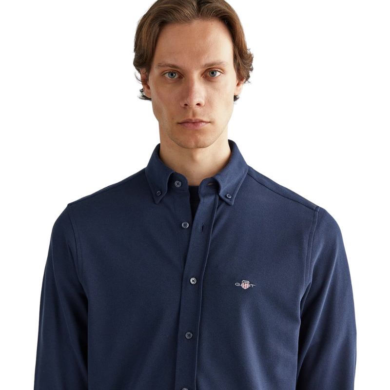 Gant Erkek Lacivert Regular Fit Gömlek