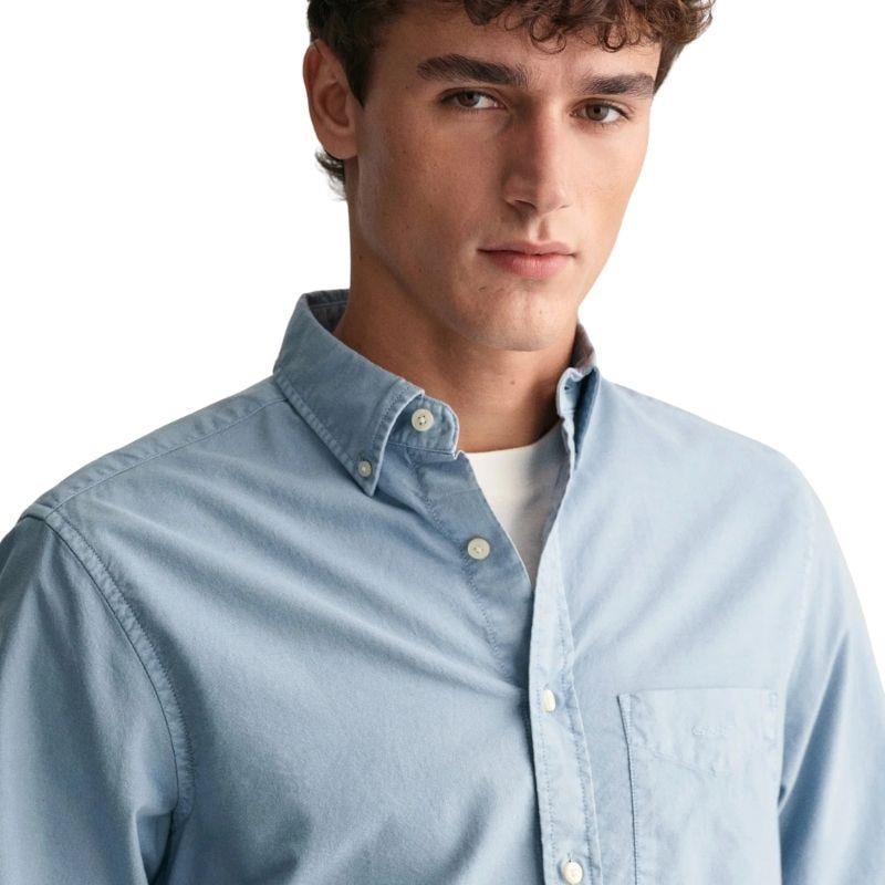 Gant Erkek Mavi Regular Fit Düğmeli Yaka Oxford Gömlek 3240084.474