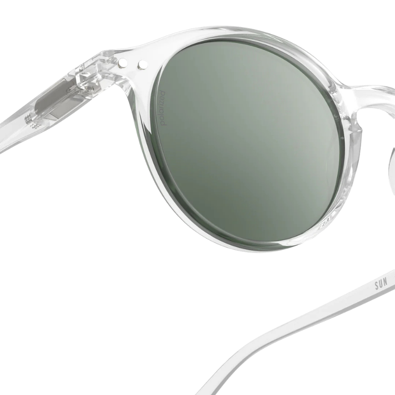 Izipizi Sun #D Polarized Crystal - Şeffaf Yetişkin Polarize Güneş Gözlüğü ÜIZIPIZI11