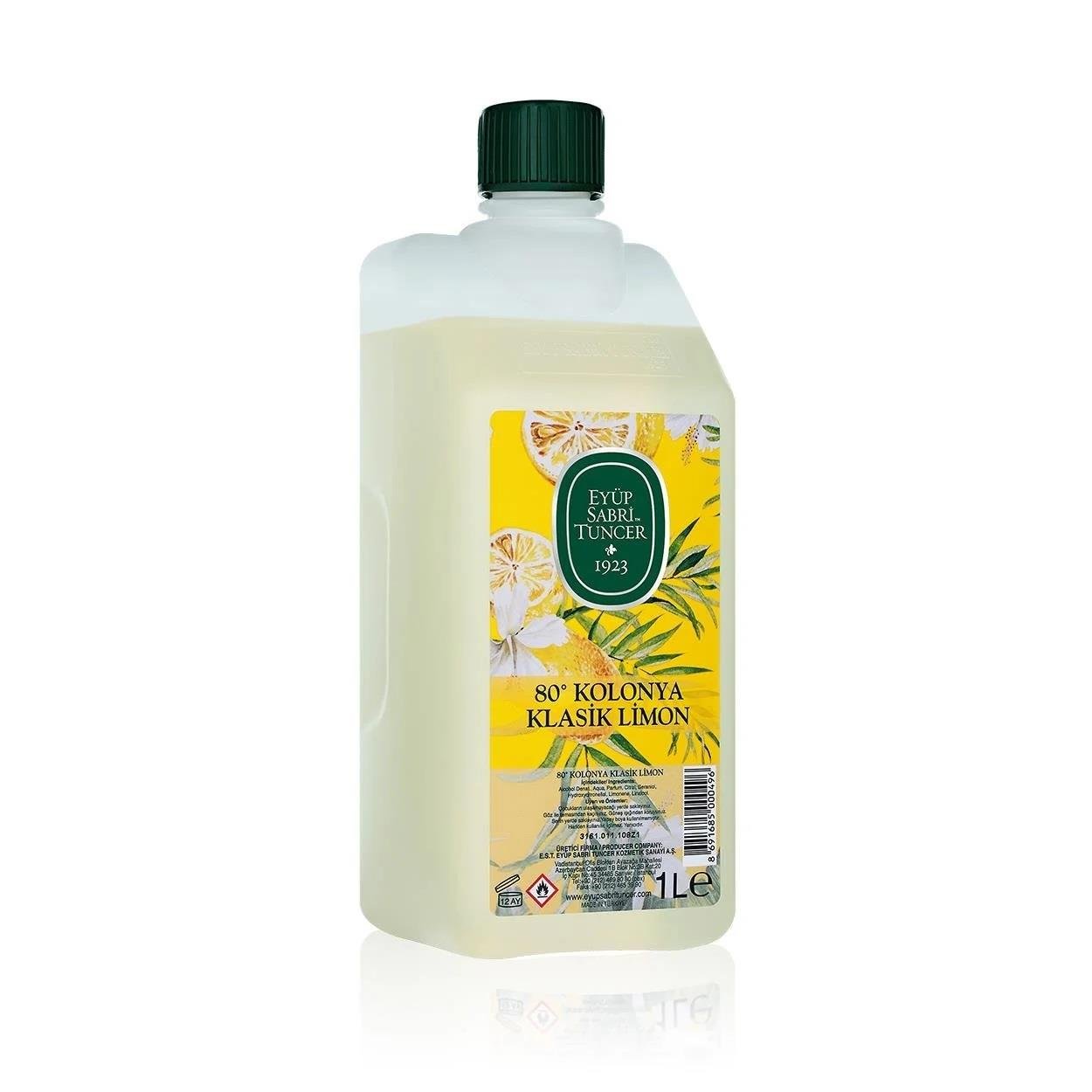 Klasik Limon Kolonyası 1 lt - Koruma Kilitli Kapak 53021100011068