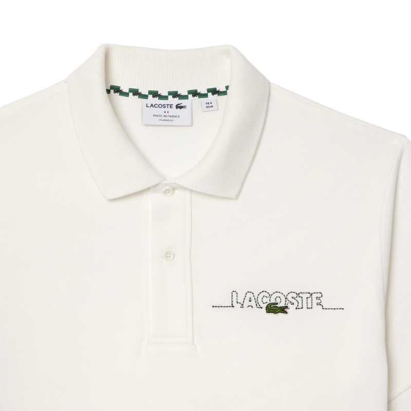 Lacoste Erkek Classic Fit Beyaz Polo Tshırt