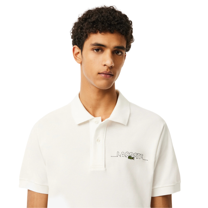 Lacoste Erkek Classic Fit Beyaz Polo Tshırt