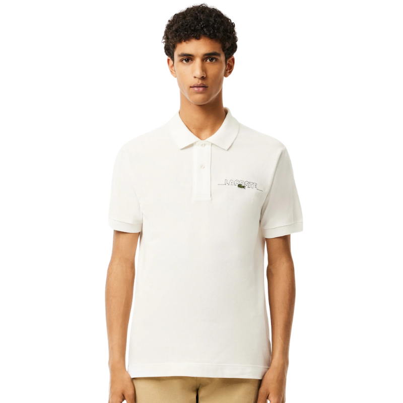 Lacoste Erkek Classic Fit Beyaz Polo Tshırt
