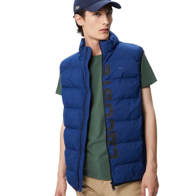 Lacoste Erkek Kapitone Koyu Mavi Yelek BH2407.07M