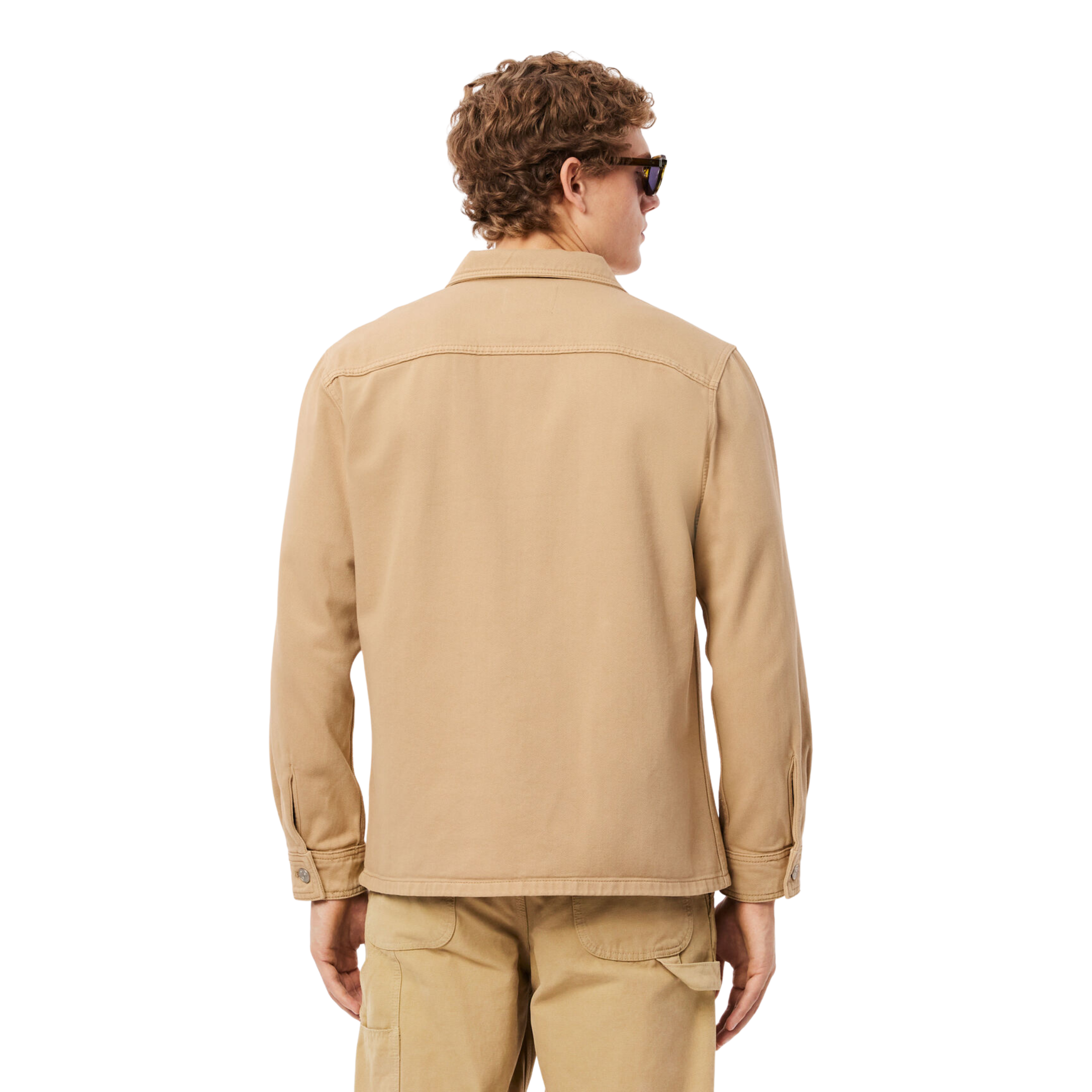 Lacoste Erkek Oversized Fit Bej Ceket CH3468-00-I8V